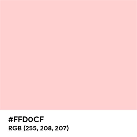 #FFD0CF color name is Light Red