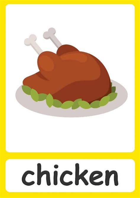 Food flashcards for kids! | Ingles para preescolar, Actividades para niños preescolar, Fichas ...