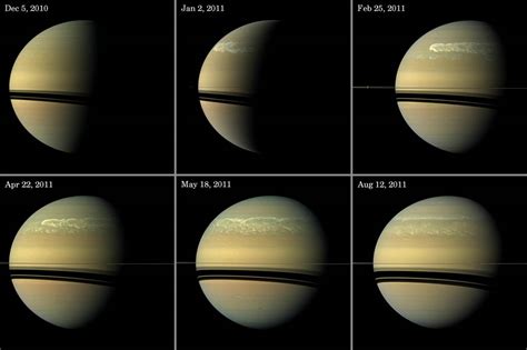 Astronomy Cmarchesin: Saturn's giant storm reveals the planet's ...