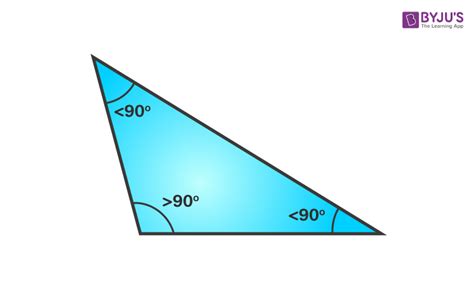 Obtuse Angled Triangle - Definition, Formula, Properties & Example