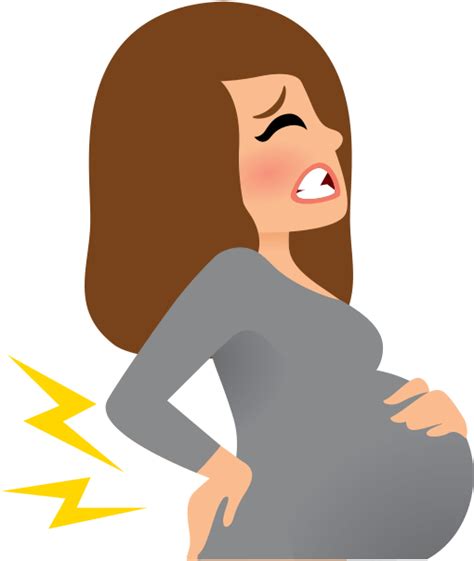 Download Pregnant Woman Experiencing Back Pain | Wallpapers.com