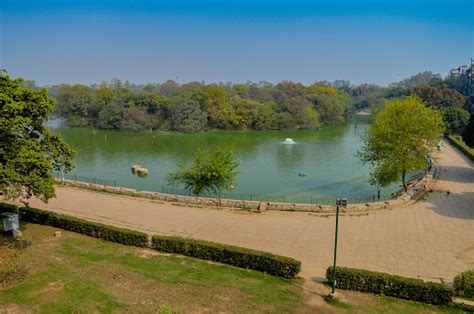 A Mesmerizing View Of Hauz Khas Lake And Garden From The Hauz Khas Fort At Hauz Khas Village At ...