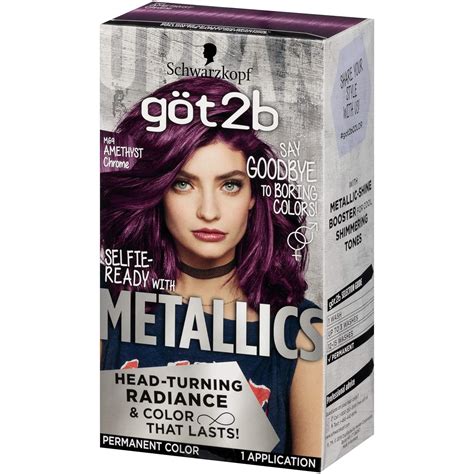 Got2B Metallic Blue Hair Dye Review - miaeroplano