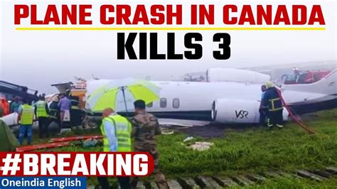 Canada Plane Crash: 3 including 2 Indians in crash in Canada’s British Columbia | Oneindia News ...