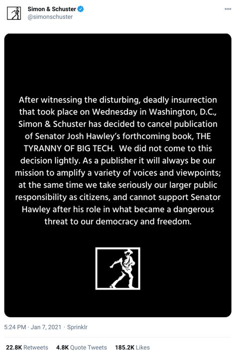 Capitol Chaos, Slippery Slopes, and Josh Hawley's Book · bibliocentrist