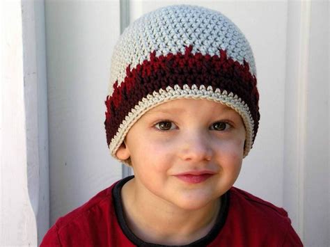 Baby Boy Crochet Hat Patterns for Beginners Luxury Free Pattern Easy Boy Beanie Free Crochet Hat ...