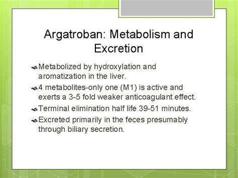 Argatroban as an Alternative to Heparin for Vascular