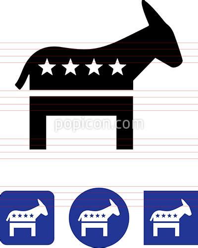 Democrat Logo Vector at Vectorified.com | Collection of Democrat Logo ...