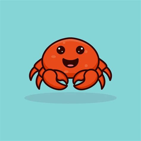 Cute Baby Crab Logo Design 24518684 Vector Art at Vecteezy