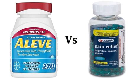 Aleve Vs Ibuprofen: 4 Main Differences That You Should Know About » 2024