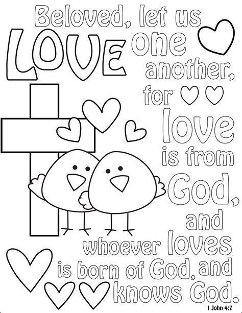 5 Best Images of Gods Love Coloring Pages Printable - God Love Valentine Coloring Page, Gods ...