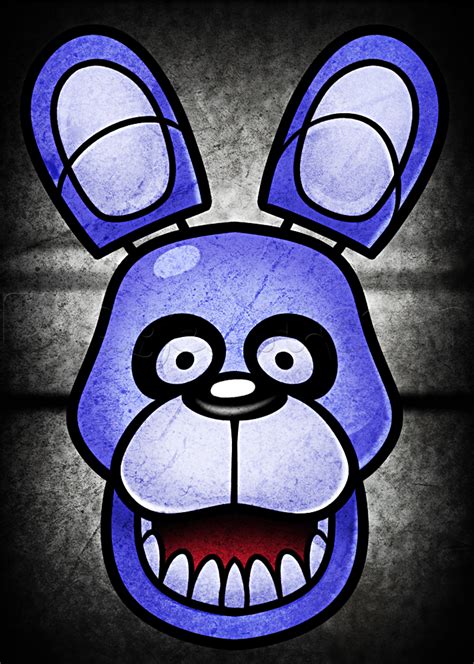 How to Draw Bonnie the Bunny Easy, Step by Step, Video Game ... Fnaf Drawings, Cute Drawings ...