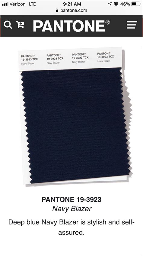 PANTONE 19-3923 | Pantone, Pantone tcx, Deep blue