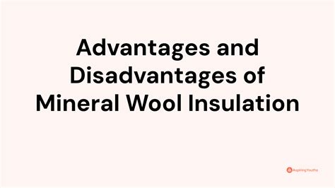 Advantages and Disadvantages of Mineral Wool Insulation