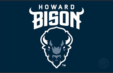 Howard Bison Logo - Primary Dark Logo - NCAA Division I (d-h) (NCAA d-h ...