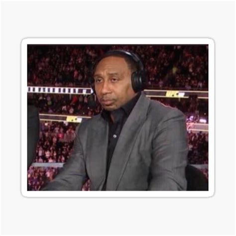 "Stephen A Smith Meme" Sticker for Sale by Himrr | Redbubble