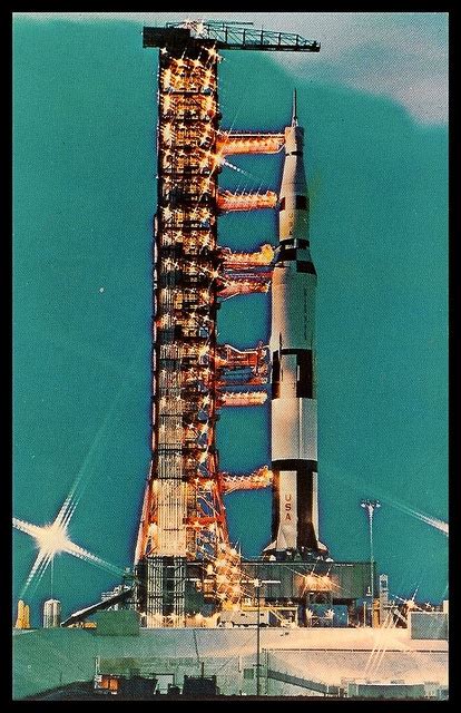 Vintage NASA Postcard, 1960's | Vintage nasa, Space art, Nasa wallpaper