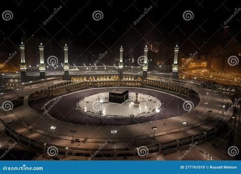 The Great Mosque Of Mecca - Mecca, Saudi Arabia (Generative AI) Royalty ...