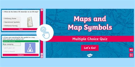 Multiple Choice Map and Map Symbols Quiz | Twinkl Go