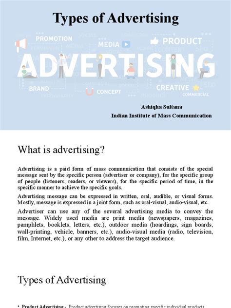 Types of Advertising | PDF