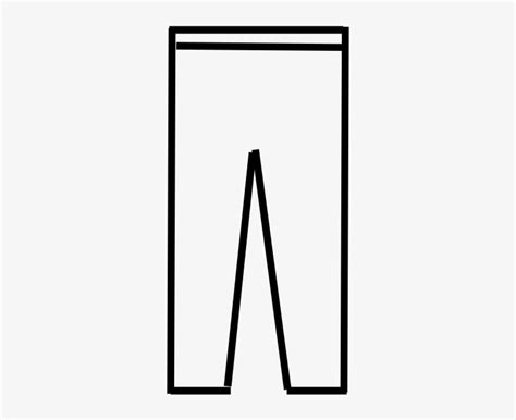 Download Clip - Pants Outline Png | Transparent PNG Download | SeekPNG