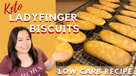 PART 2: HOW TO MAKE KETO LADYFINGER | LOW CARB LADYFINGER BISCUIT ...