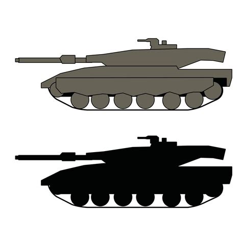 modern tank side view vector design 6233389 Vector Art at Vecteezy