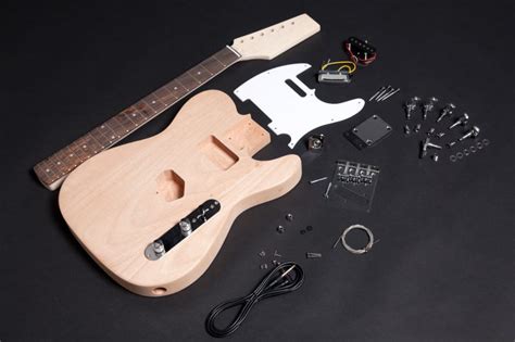 MAHOGANY TELECASTER ELECTRIC GUITAR DIY KIT - Clandestine Guitars | Tienda online de repuestos ...