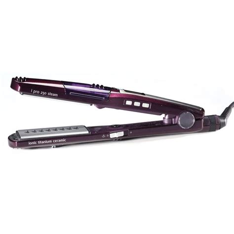 Babyliss Hair Straightener Titanium Ceramic Plates For Wet and Dry Hair With Steam ST395