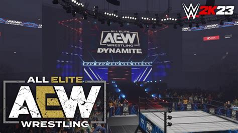 WWE 2K23: How to create AEW Dynamite Arena - YouTube