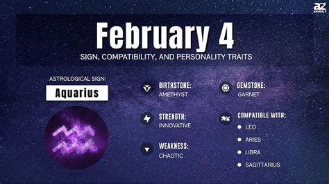 February 4 Zodiac: Sign, Traits, Compatibility and More - A-Z Animals