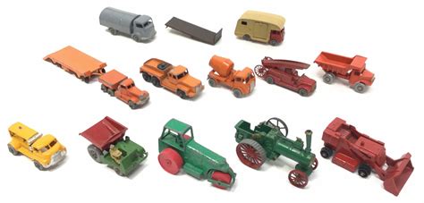 Lot - (12) Vintage Lesney Matchbox Construction Vehicles