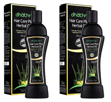 DHATHRI Hair Care Plus Herbal Oil 100ml x 2 (Pack of 2)