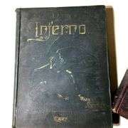 2 Rare Vintage Books: Dante's Inferno & Purgatory & Paradise 1892 ...