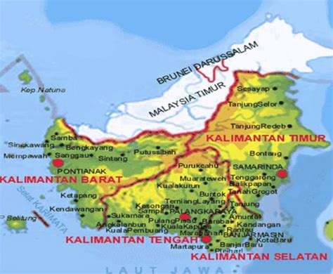 Letak Geografis Kalimantan Selatan