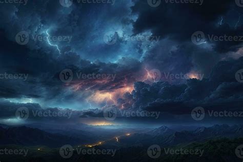 Stormy sky Background, Thunderstorm Background, Thunderstorm Wallpaper ...