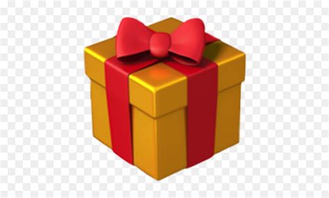 Gift Emoji Png, Transparent Png - vhv