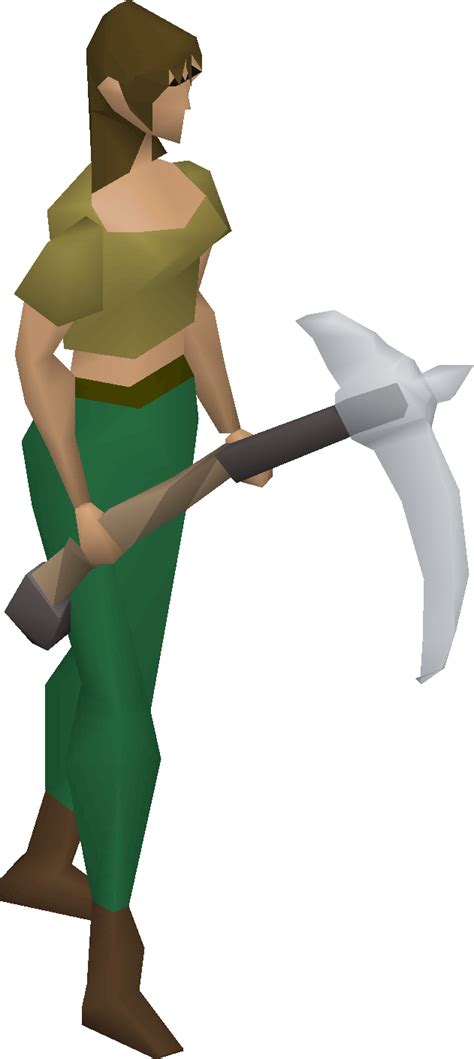 File:Crystal pickaxe (inactive) equipped.png - OSRS Wiki