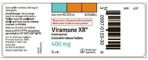 Nevirapine labels and packages - wikidoc