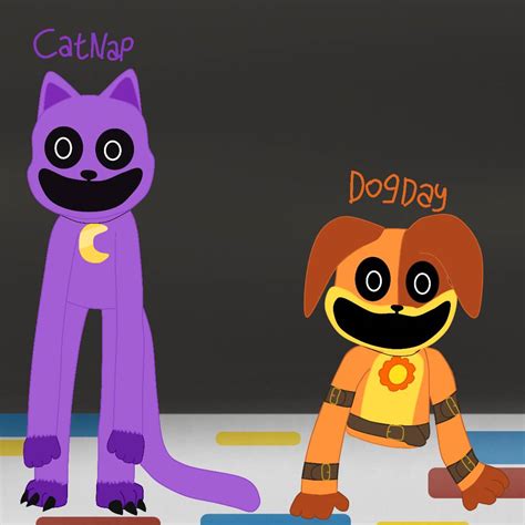 CatNap and Dogday (Poppy Playtime Chapter 3) by flippyxxxx on DeviantArt