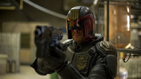 HD wallpaper: action, dredd, gun, judge, sci, superhero, warrior, weapon | Wallpaper Flare