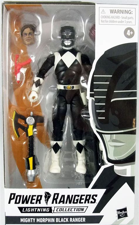 Power Rangers Lightning Collection - Mighty Morphin Black Ranger - Hasbro 6" action figure