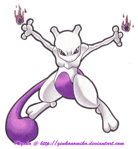 Pokemon: Mewtwo 2 by GenkoNoMiko on DeviantArt