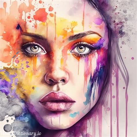 Portraiture Painting, Abstract Portrait Painting, Abstract Face Art, Watercolor Portraits ...