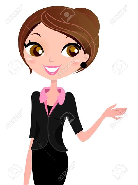 Free Clipart Business Woman - Charles Leal's Template