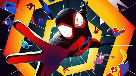 Wallpaper : Spider Man Across the Spider Verse, into the spiderverse ...