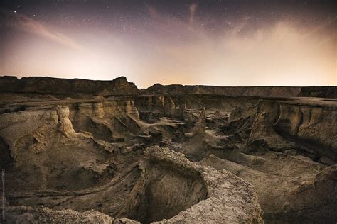 "Moon Landscape At Night," by Stocksy Contributor "Akela - From Alp To ...