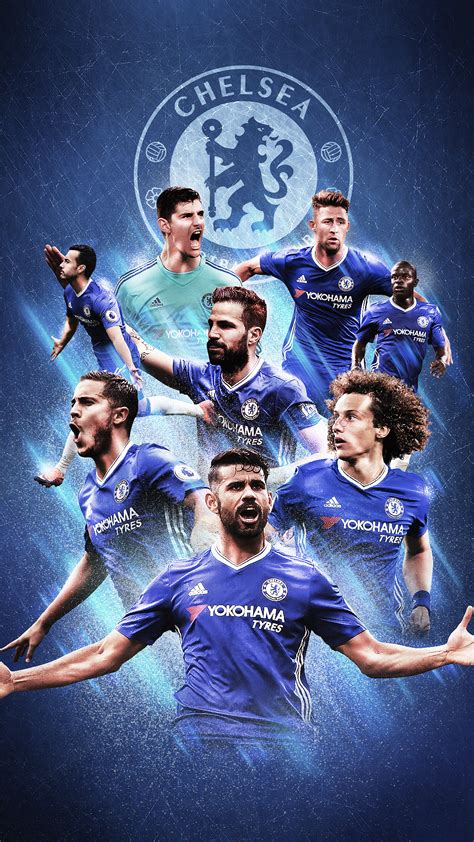 Football Mobile Wallpapers on Behance | Chelsea football, Chelsea ...