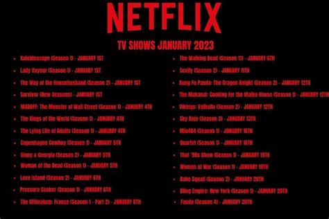 Netflix January 2023: Download for free the full list of new movies and TV Shows to watch next!