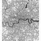 London - City Map Drawing Print – The Underdog Print Shop